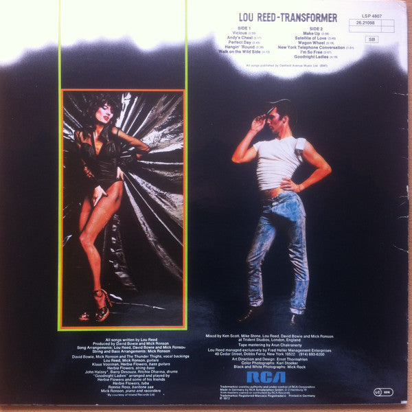 Lou Reed ~ Transformer (Vinyl) - Djungel & Jazz