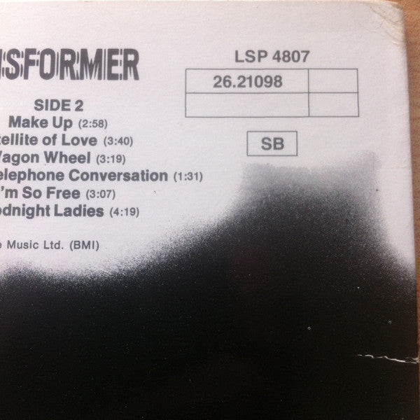 Lou Reed ~ Transformer (Vinyl) - Djungel & Jazz