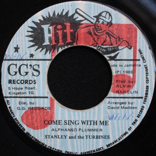Stanley And The Turbines : Come Sing With Me (7")