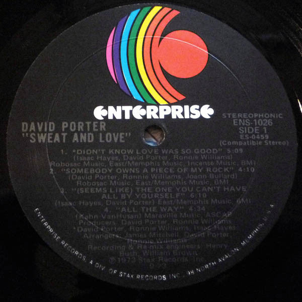 David Porter ~ Sweat & Love (Vinyl) - Djungel & Jazz
