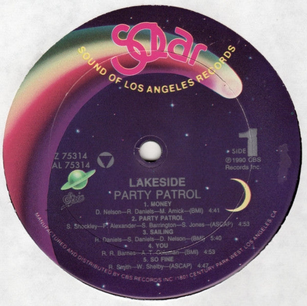 Lakeside ~ Party Patrol (Vinyl) - Djungel & Jazz