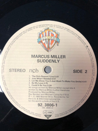 Marcus Miller : Suddenly (LP, Album)