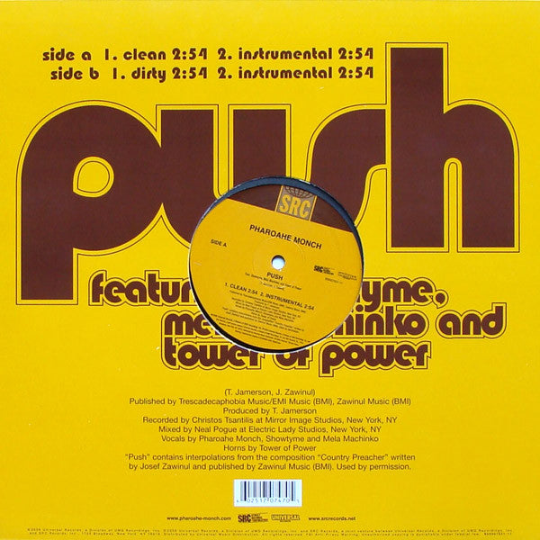 Pharoahe Monch ~ Push (Vinyl) - Djungel & Jazz