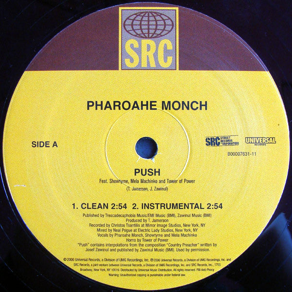 Pharoahe Monch ~ Push (Vinyl) - Djungel & Jazz
