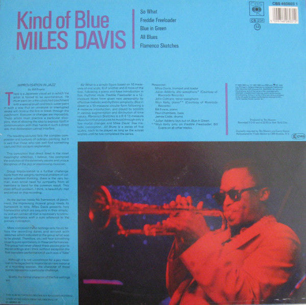 Miles Davis : Kind Of Blue (LP, Album, RE, RM)