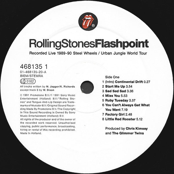 RollingStones ~ Flashpoint (Vinyl) - Djungel & Jazz