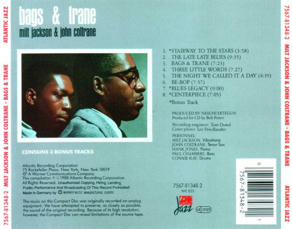 Milt Jackson & John Coltrane ~ Bags & Trane (Vinyl) - Djungel & Jazz