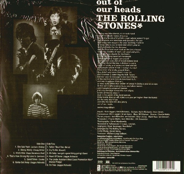 The Rolling Stones ~ Out Of Our Heads UK (Vinyl) - Djungel & Jazz
