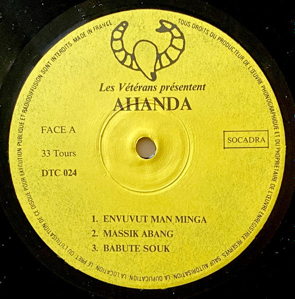 Les Veterans Presentent René "Cosmos" Ahanda ~ Envuvut Man Minga (Vinyl) - Djungel & Jazz