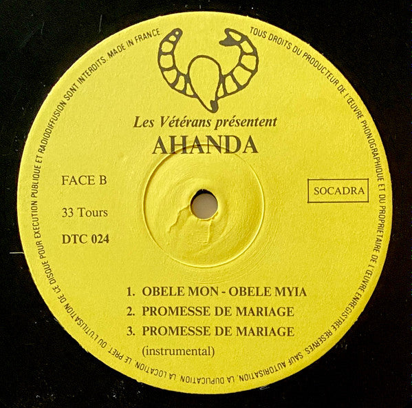 Les Veterans Presentent René "Cosmos" Ahanda ~ Envuvut Man Minga (Vinyl) - Djungel & Jazz