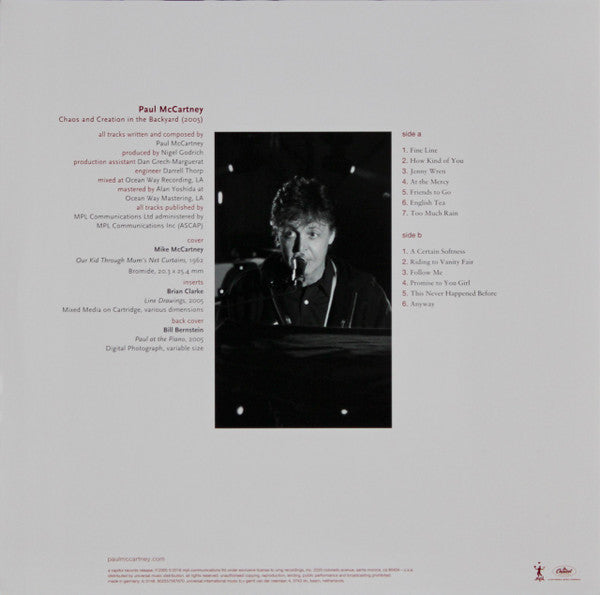 Paul McCartney ~ Chaos And Creation In The Backyard (Vinyl) - Djungel & Jazz