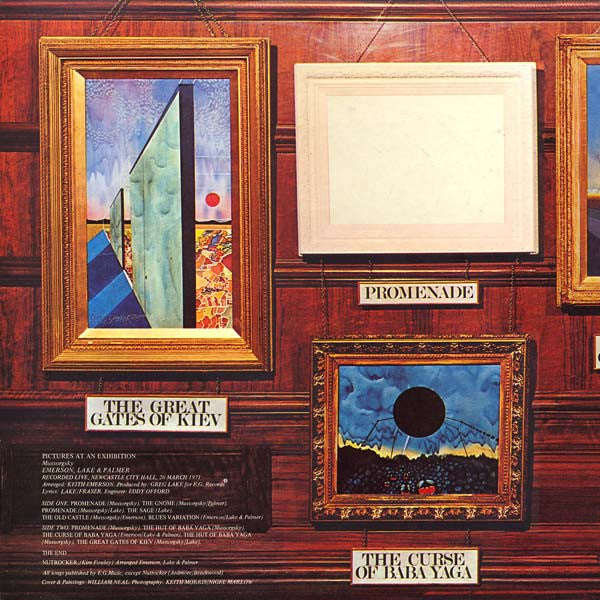 Emerson, Lake & Palmer ~ Pictures At An Exhibition (Vinyl) - Djungel & Jazz