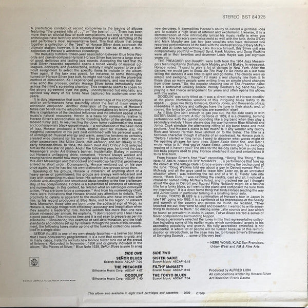 Horace Silver ~ The Best Of Horace Silver (Vinyl) - Djungel & Jazz