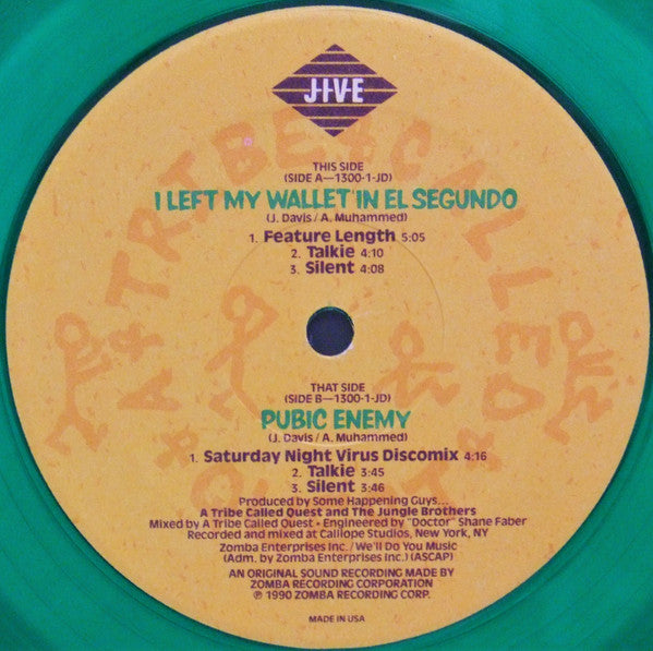 A Tribe Called Quest ~ I Left My Wallet In El Segundo (Vinyl) - Djungel & Jazz