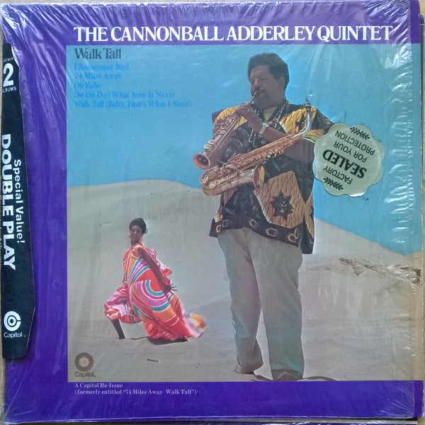 The Cannonball Adderley Quintet / Cannonball Adderley And Bossa Rio With Sérgio Mendes ~ Walk Tall / Quiet Nights (Vinyl) - Djungel & Jazz