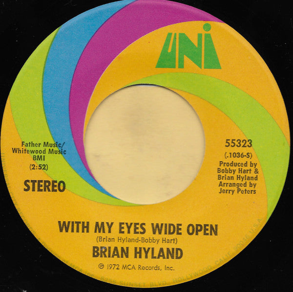 Brian Hyland ~ I Love Every Little Thing About You (Vinyl) - Djungel & Jazz