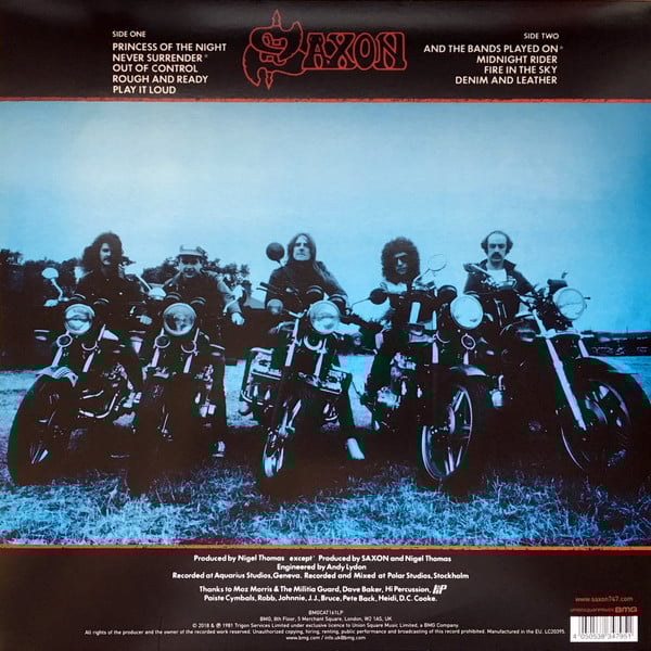 Saxon ~ Denim And Leather (Vinyl) - Djungel & Jazz