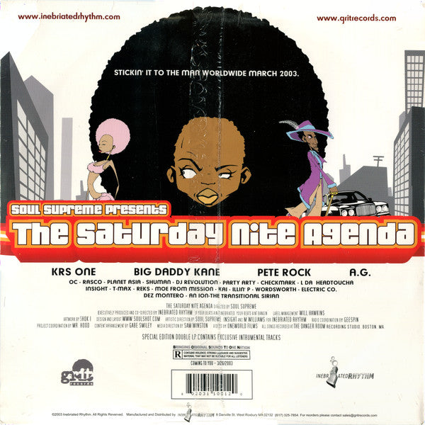 Soul Supreme : Come Get It / Future Flavas / Shine It On 'Em (12")