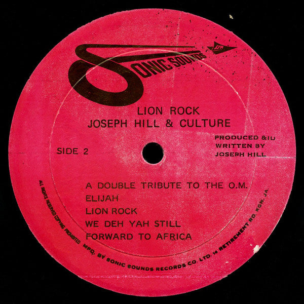 Culture Featuring Joseph Hill : Lion Rock (LP, Album)