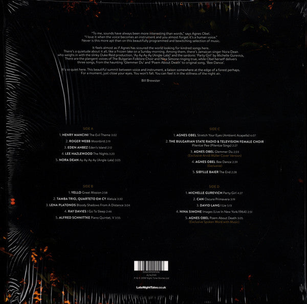 Agnes Obel ~ LateNightTales (Vinyl) - Djungel & Jazz