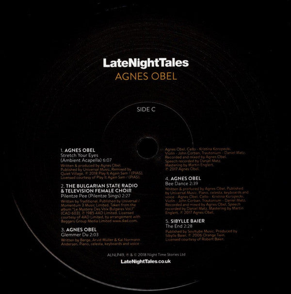 Agnes Obel ~ LateNightTales (Vinyl) - Djungel & Jazz