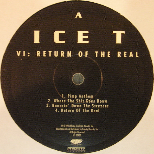 Ice-T ~ VI: Return Of The Real (Vinyl) - Djungel & Jazz