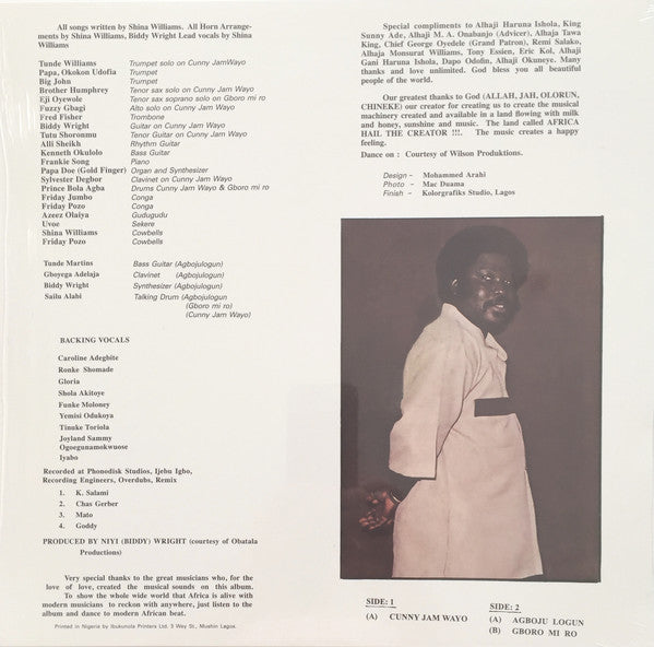 Shina Williams & His African Percussionists ~ African Dances (Vinyl) - Djungel & Jazz