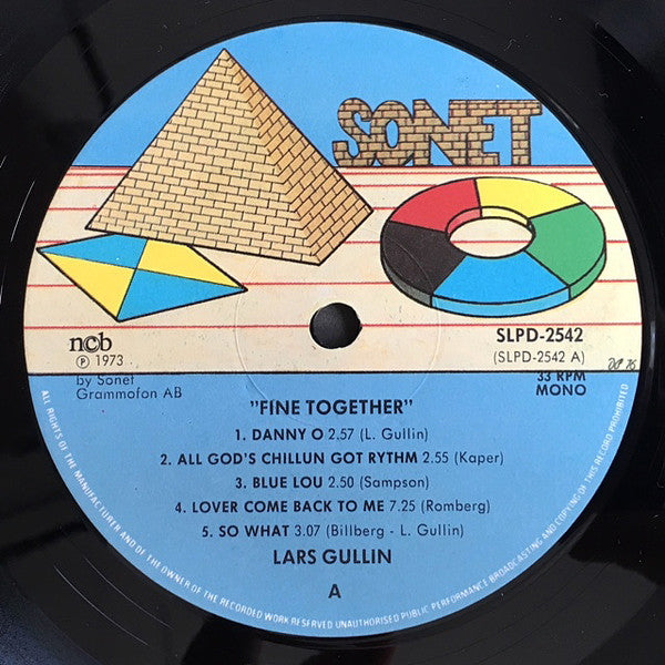 Lars Gullin ~ Fine Together (Vinyl) - Djungel & Jazz