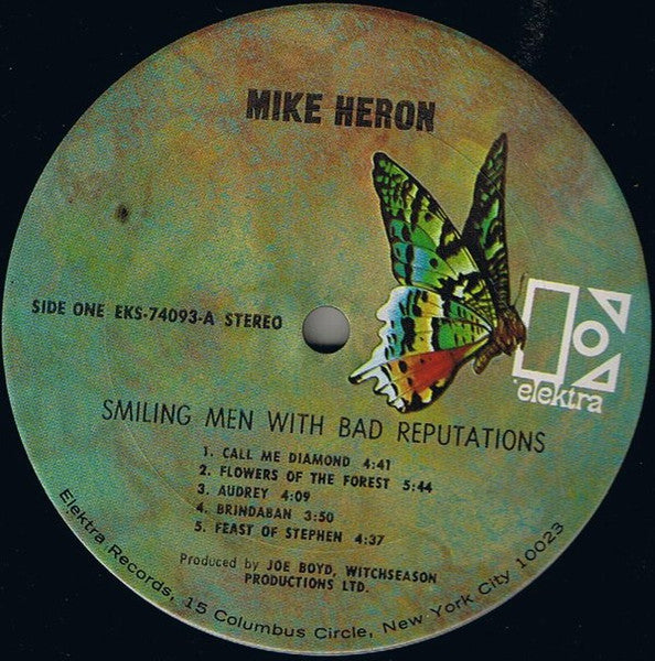 Mike Heron ~ Smiling Men With Bad Reputations (Vinyl) - Djungel & Jazz
