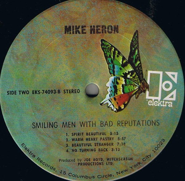 Mike Heron ~ Smiling Men With Bad Reputations (Vinyl) - Djungel & Jazz