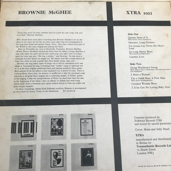 Brownie McGhee ~ Brownie McGhee (Vinyl) - Djungel & Jazz