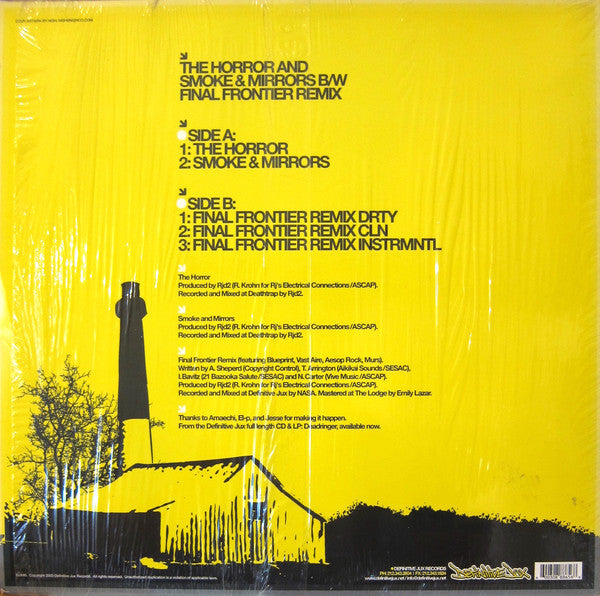 Rjd2Deadringer ~ The Horror (Vinyl) - Djungel & Jazz