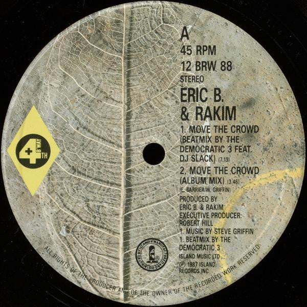 Eric B. & Rakim ~ Move The Crowd (Vinyl) - Djungel & Jazz
