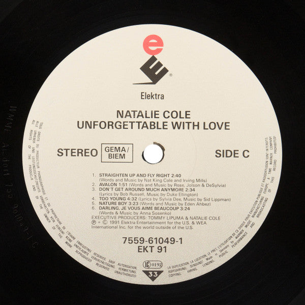 Natalie Cole ~ Unforgettable With Love (Vinyl) - Djungel & Jazz