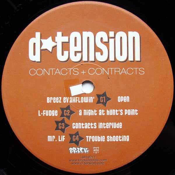 D-Tension (2) : Contacts + Contracts (2xLP, Album)