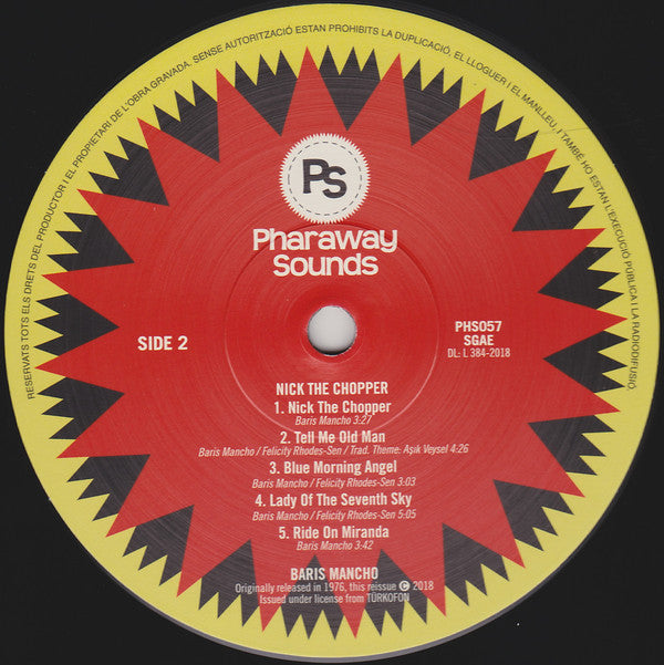 Barış Manço ~ Nick The Chopper (Vinyl) - Djungel & Jazz