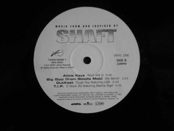 Various ~ Music From And Inspired By Shaft (Vinyl) - Djungel & Jazz