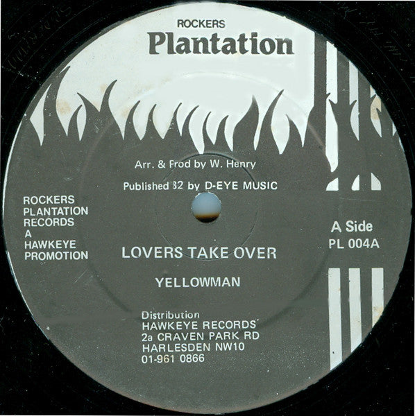 Yellowman : Lovers Take Over (12")