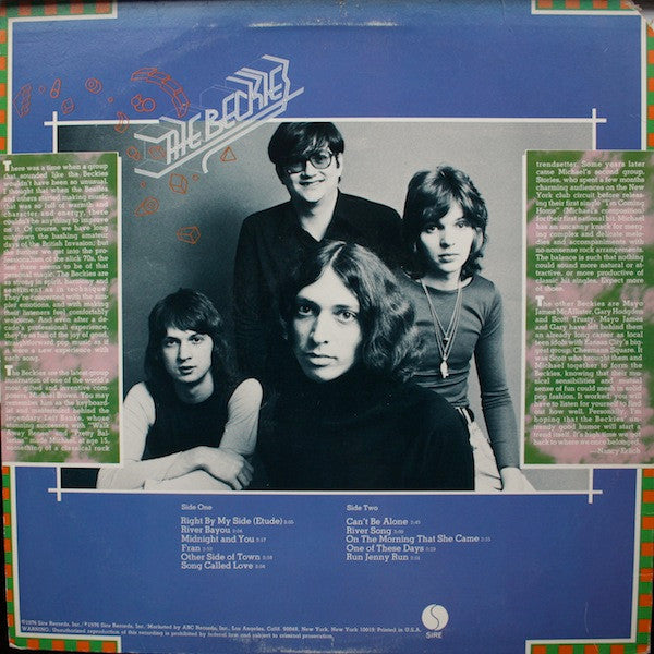 The Beckies ~ The Beckies (Vinyl) - Djungel & Jazz