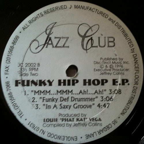 Luis Vega ~ Funky Hip Hop E.P. (Vinyl) - Djungel & Jazz