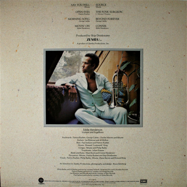 Eddie Henderson : Comin' Through (LP, Album, Jac)