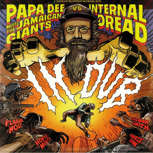 Papa Dee Meets The Jamaican Giants* Vs Internal Dread : In Dub (LP, Album)