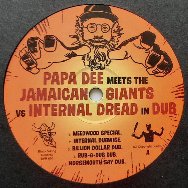 Papa Dee Meets The Jamaican Giants* Vs Internal Dread : In Dub (LP, Album)