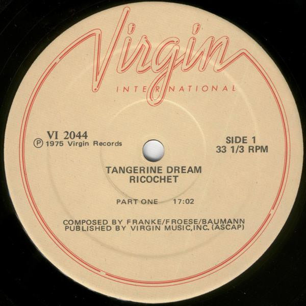 Tangerine Dream : Ricochet (LP, Album, RE)