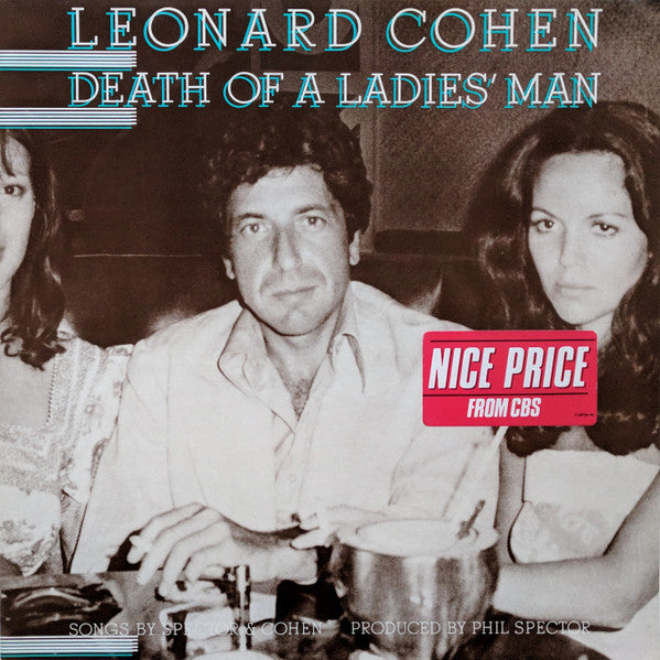 Leonard Cohen : Death Of A Ladies' Man (LP, Album, RE, Gat)