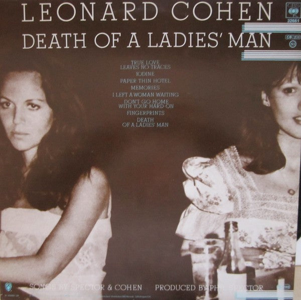 Leonard Cohen : Death Of A Ladies' Man (LP, Album, RE, Gat)