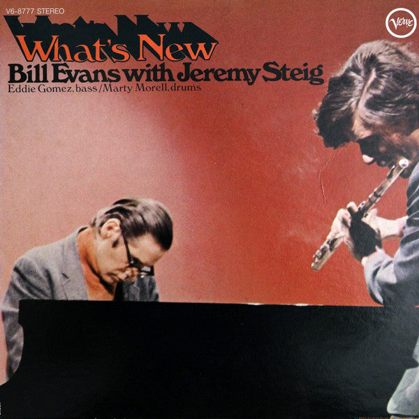 Bill Evans With Jeremy Steig ~ What's New (Vinyl) - Djungel & Jazz