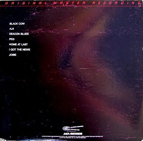 Steely Dan ~ Aja (Vinyl) - Djungel & Jazz