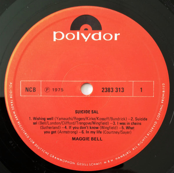 Maggie Bell ~ Suicide Sal (Vinyl) - Djungel & Jazz