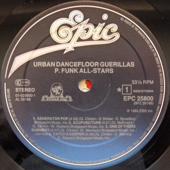 P. Funk All Stars* : Urban Dancefloor Guerillas (LP, Album)